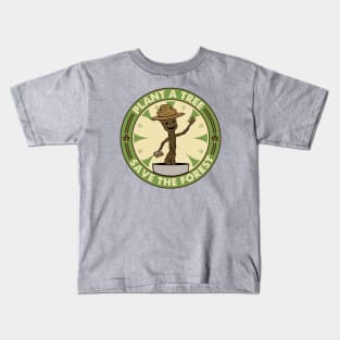 Plant A Tree Save The Forest Kids T-Shirt